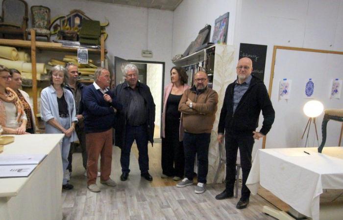 Encuentro con el colectivo NectArt: el presidente de la CMA de Tarn-et-Garonne escucha a los artesanos