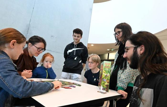 En Creuse, podrá probar los juegos de mesa en la biblioteca multimedia del Grand Guéret.