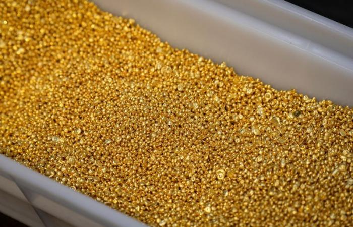 El oro cae pero se mantiene cerca del nivel clave de 2.700 dólares