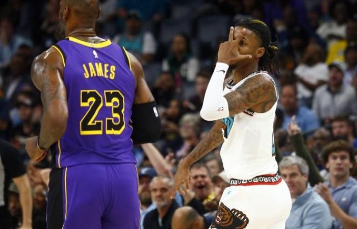 Mire a Ja Morant recibir una falta técnica por golpear a LeBron James después de intercambiar burlas ‘demasiado pequeñas’ con la estrella de los Lakers