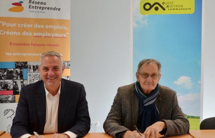 Villefranche-de-Rouergue. Economía. La comunidad del Oeste de Aveyron y la Reseau Entreprendre Tarn Aveyron refuerzan su colaboración