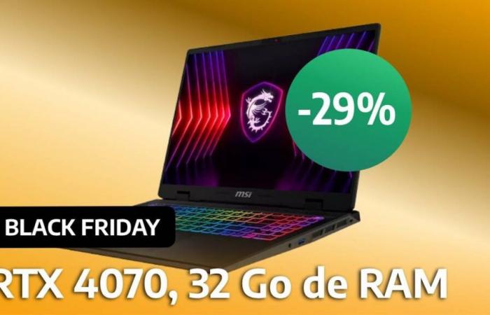 Con una RTX 4070 y un 29% de descuento, esta computadora portátil para juegos MSI Sword 16 tiene un precio razonable incluso antes del Black Friday