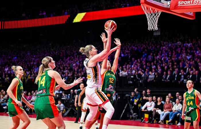 Misión cumplida sin demasiado brillo: los gatos belgas vencieron a Lituania en el Sportpaleis