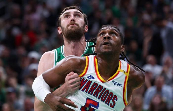 Kevon Looney ofrece una actuación clásica en la victoria de los Warriors contra los Celtics – NBC Sports Bay Area & California