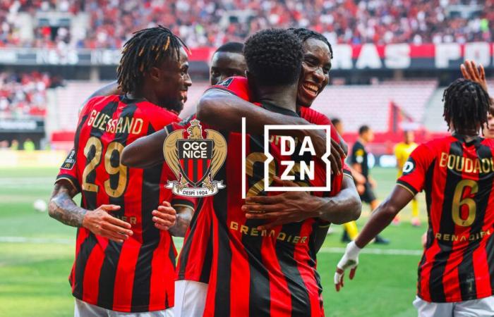 ¡DAZN se convierte en proveedor oficial y socio de medios de OGC Nice para una temporada histórica!