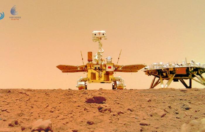 Rover chino descubre rastros de un antiguo océano en Marte