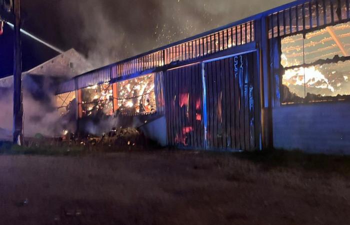 Incendio en una finca de 1.000 m² en Côte-d’Or, la intervención aún en curso