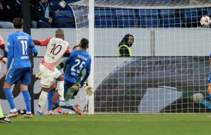 El Lyon encaja el empate (2-2) en el tiempo añadido ante el Hoffenheim