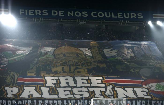 Tifo “Palestina libre” en el Parque de los Príncipes: “La pancarta exhibida no puede considerarse provocativa ni insultante”, el PSG no será sancionado por la UEFA