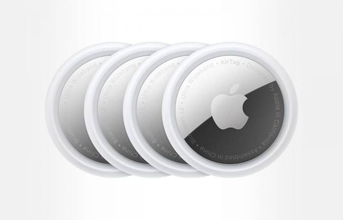 85€ es el muy buen precio del juego de 4 Apple AirTags en Amazon