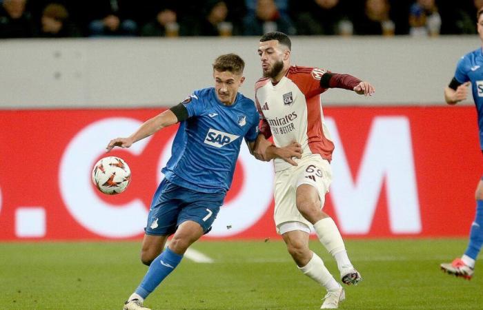 EL: OL dejó escapar la victoria en un final loco del partido en Hoffenheim