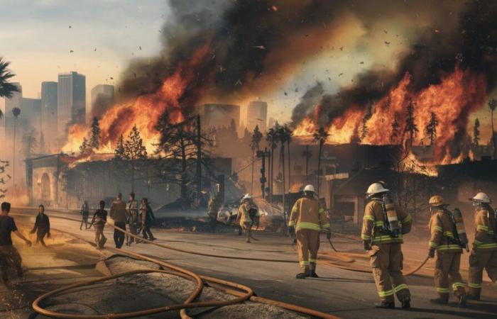 Incendio catastrófico cerca de Los Ángeles: miles de personas evacuadas