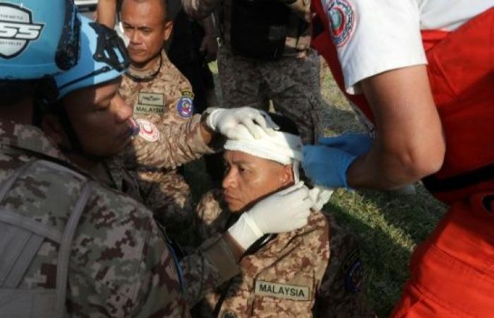 Al menos cinco cascos azules heridos en el Líbano, donde Israel intensifica sus ataques