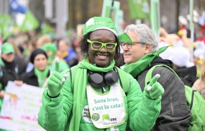 Más de 10.000 personas en las calles de Bruselas para exigir más recursos en el sector no lucrativo (fotos)