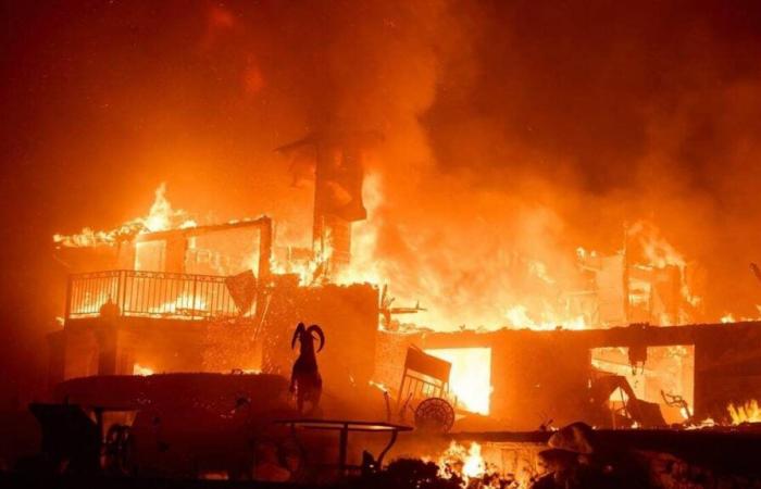 EN FOTOS. Casas arrasadas, residentes evacuados… En Estados Unidos, California envuelta en llamas