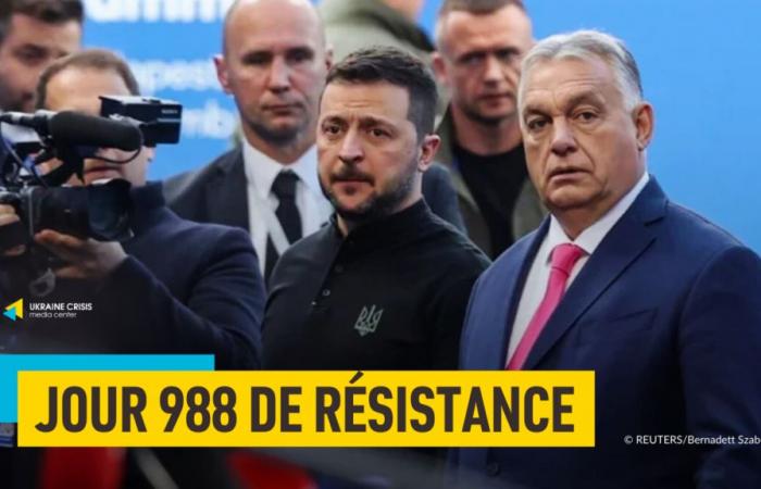 Día 988 de resistencia: Zelensky visita Hungría por primera vez desde el inicio de la guerra a gran escala y se reúne con Orbán