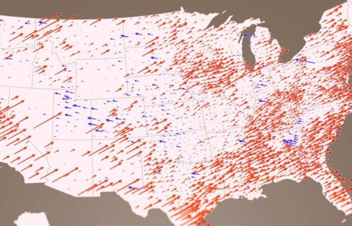 Elecciones estadounidenses: visualice el ascenso de Trump en comparación con 2020