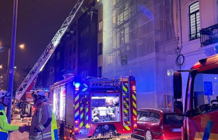 Incendio en la antigua residencia de Emile Bockstael en Laeken