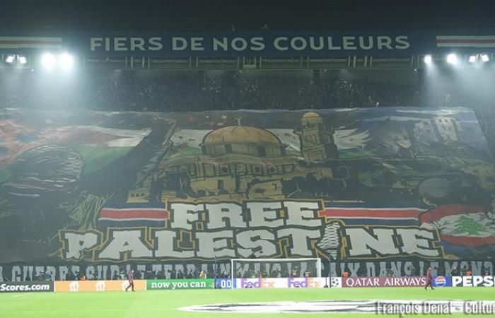 Partidarios: La CUP se explica sobre el tifo “Palestina libre”