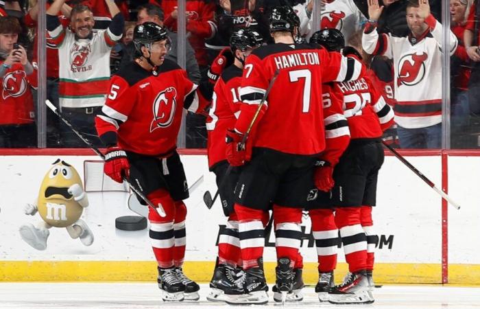 NHL: Los Montreal Canadiens derrotados 5-3 por los New Jersey Devils