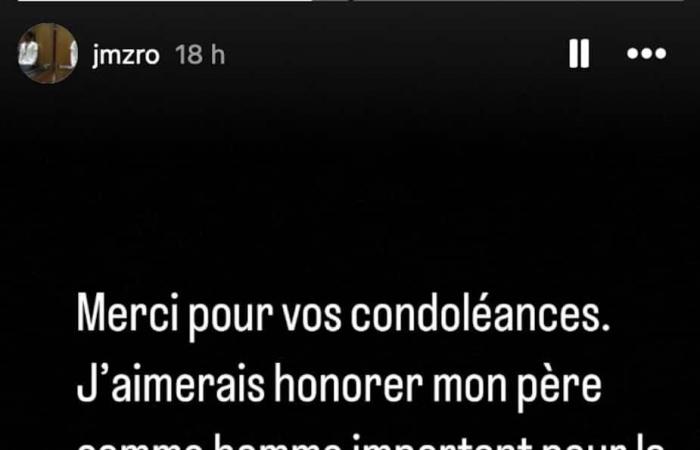 Julien, el hijo de Herby Moreau, rompe su silencio a pocos días de la muerte de su padre