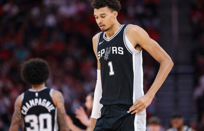 NBA: una paliza y un partido por nada, los Spurs de Victor Wembanyama pierden sin luchar en Houston