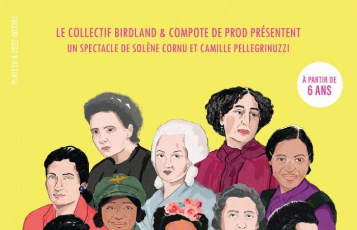 Les Audacieuses, el espectáculo familiar sobre mujeres extraordinarias del Nuevo Sena