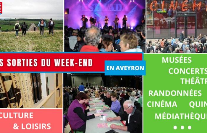 Concierto, cine, feria del hogar, quine: tres días de animación en Aveyron este viernes 8, sábado 9 y domingo 10 de noviembre