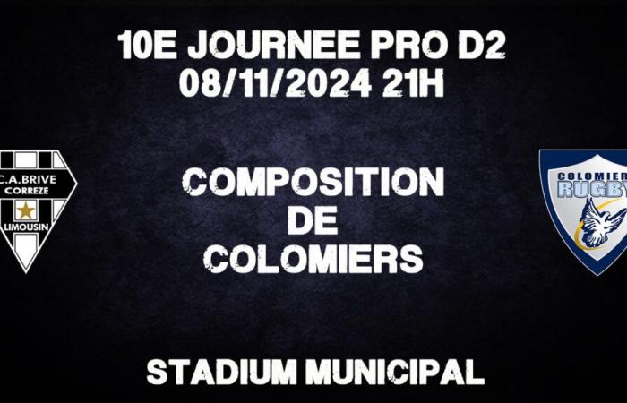 Pro D2 Brive – Colomiers: Composición del Colomiers Rugby