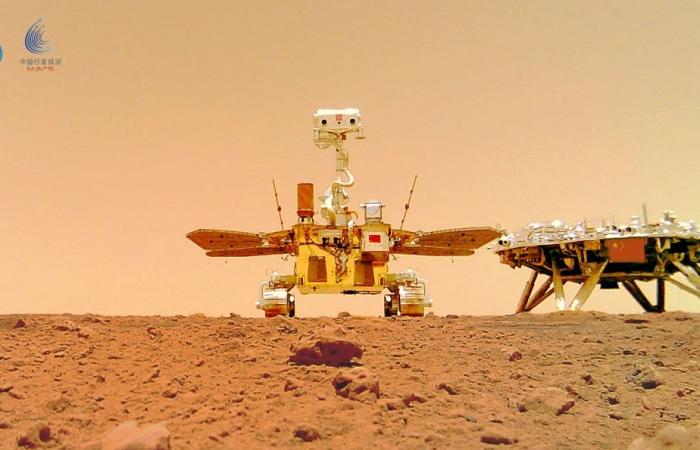 Rover chino encuentra pistas de un antiguo océano en Marte