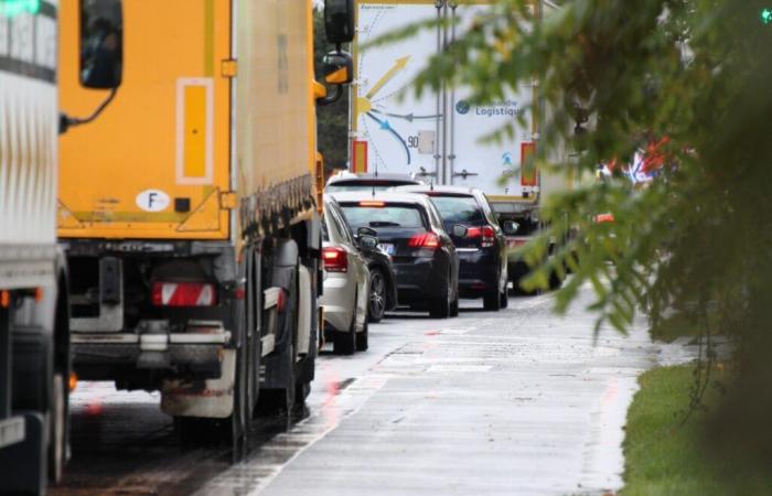 El sur de Caen quedará paralizado este jueves por la noche, cuatro carreteras cerradas.