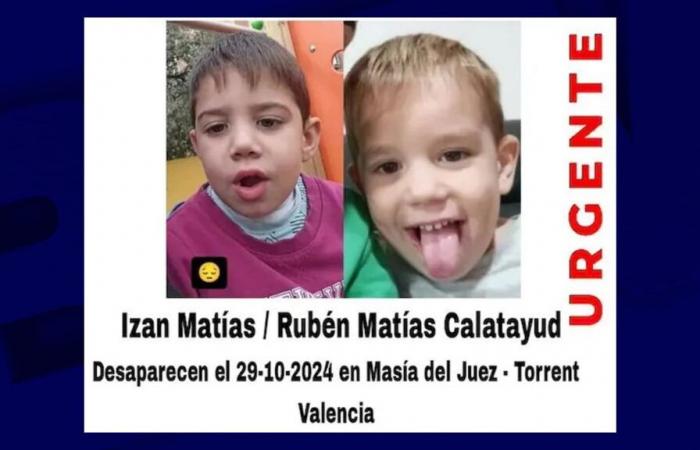 Movilización para encontrar a Izan y Rubén, dos hermanos desaparecidos de 5 y 3 años