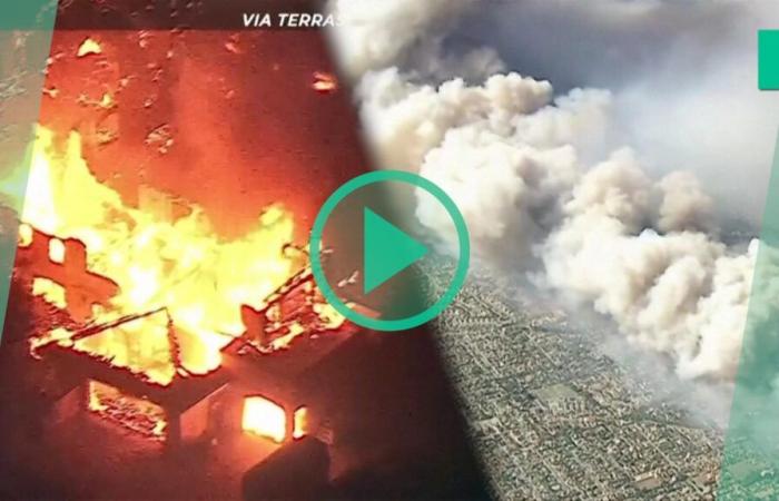 En California, imágenes del “Mountain Fire”, el impresionante incendio que obligó a la evacuación de miles de vecinos