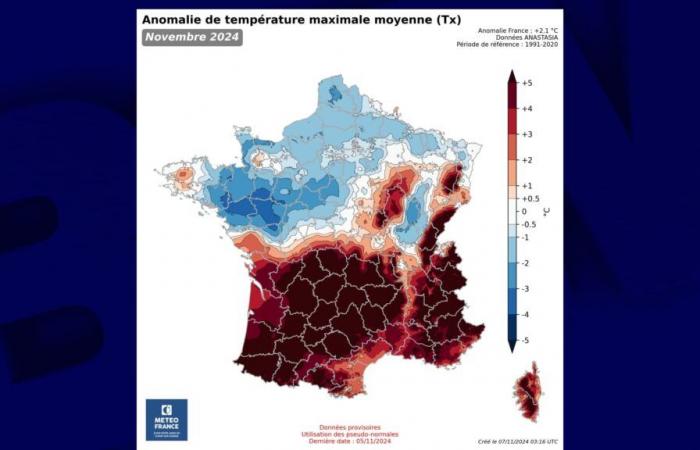 Francia partida en dos desde principios de noviembre