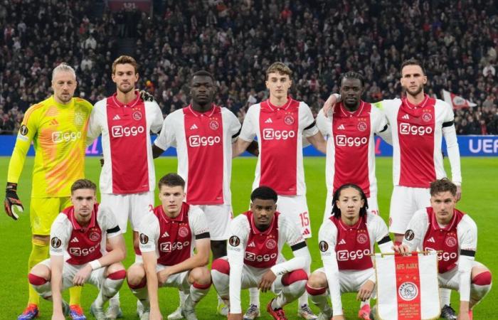 La puntuación más alta en el Ajax para la estrella Mika Godts, cuatro jugadores con un 8