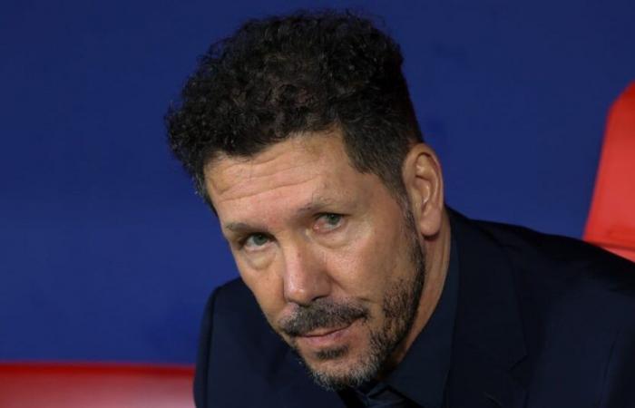 Diego Simeone satisfecho con la actuación de su equipo ante el PSG