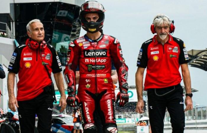 MotoGP, Davide Tardozzi ya valida la derrota: “felicitaciones a Jorge Martín que gestionó el campeonato mejor que nosotros”