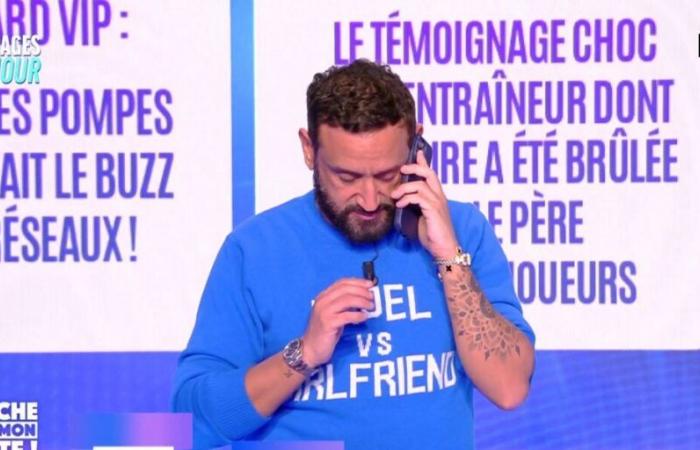 Cyril Hanouna interrumpe Touche pas à mon poste en directo para responder a una llamada de su hija