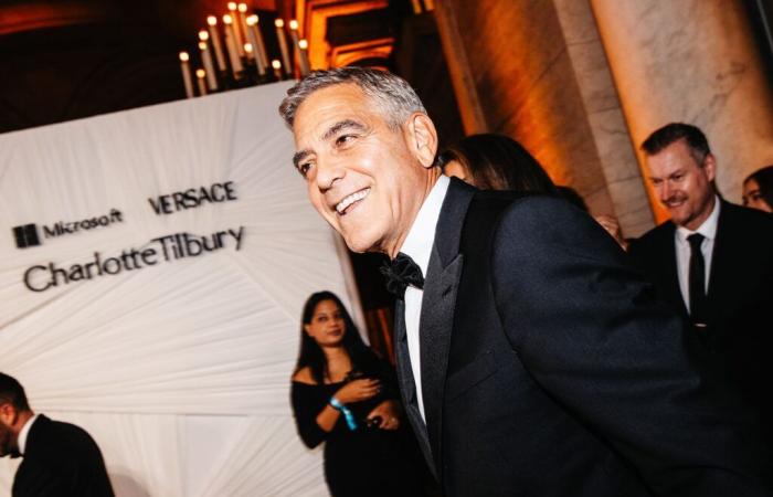 En Brignoles, en el Var, George Clooney reacciona a la elección de Donald Trump