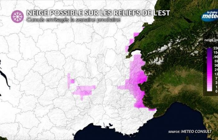 La próxima semana: regreso de la nieve a las montañas