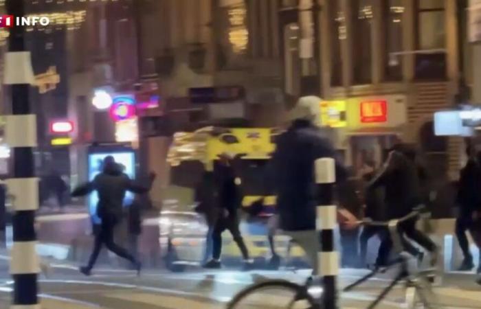 Partidarios israelíes atacados: imágenes de enfrentamientos violentos en las calles de Amsterdam