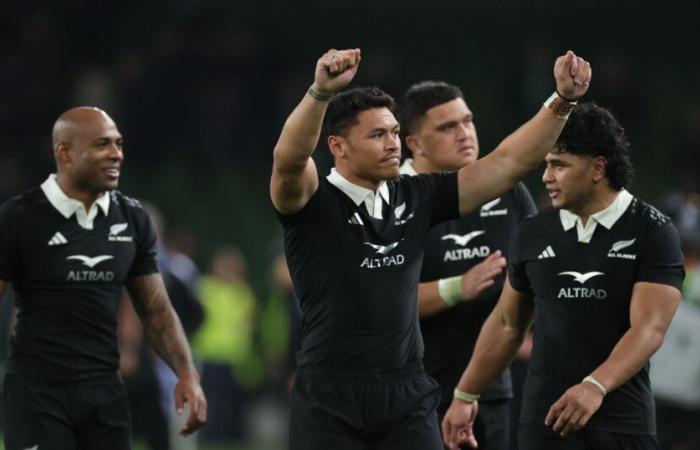 En control, los All Blacks ganan el choque en Irlanda (23-13)