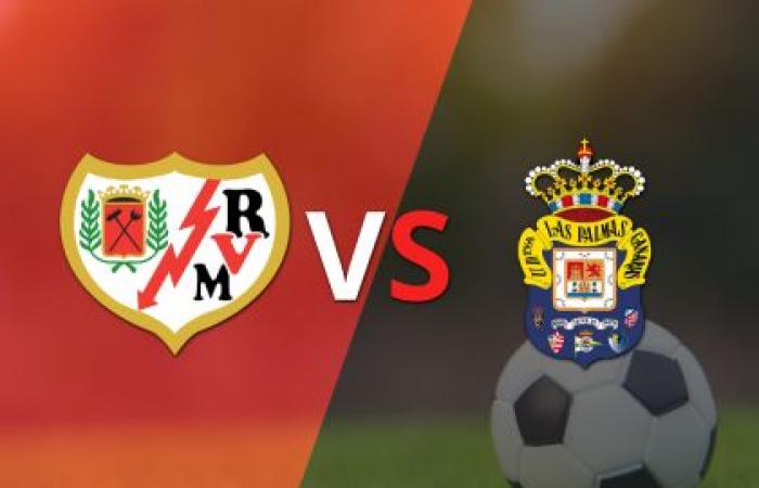 Arrancan las acciones del duelo entre Rayo Vallecano y UD Las Palmas | Liga de España