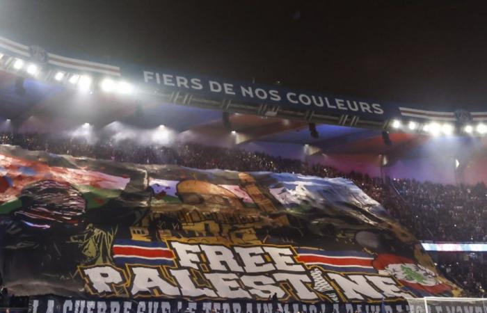 Tifo propalestino: la FFF y el PSG convocados el viernes en Beauvau