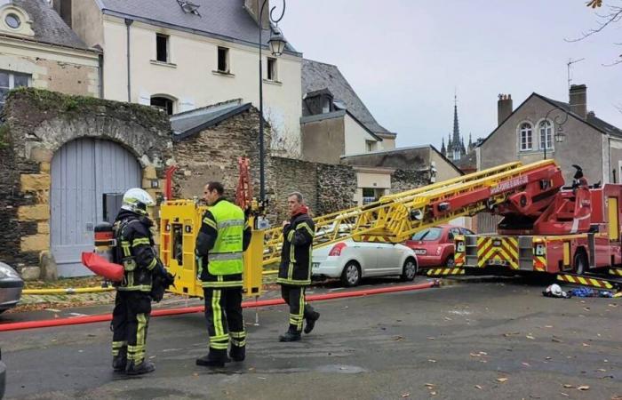 Un incendio en una casa en venta en Angers moviliza a una veintena de bomberos