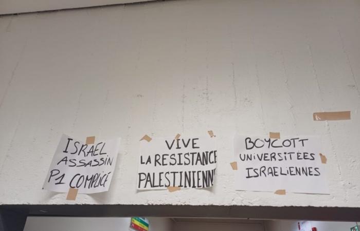 Palestina. Cientos de estudiantes se movilizaron en Tolbiac contra la complicidad de París 1 con Israel