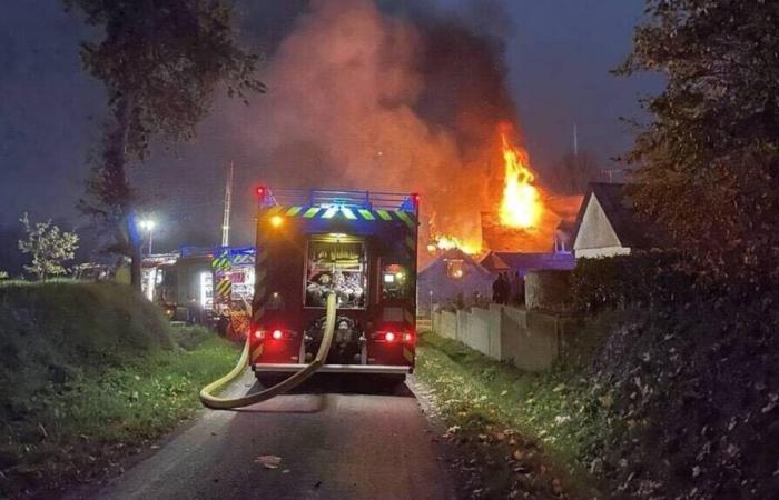 Se produce un incendio en una casa cerca de Lamballe-Armor: los dos ocupantes fueron reubicados