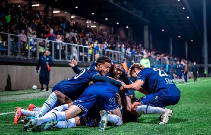 Ganador en Grenoble, Dunkerque ocupa provisionalmente el segundo puesto en la Ligue 2