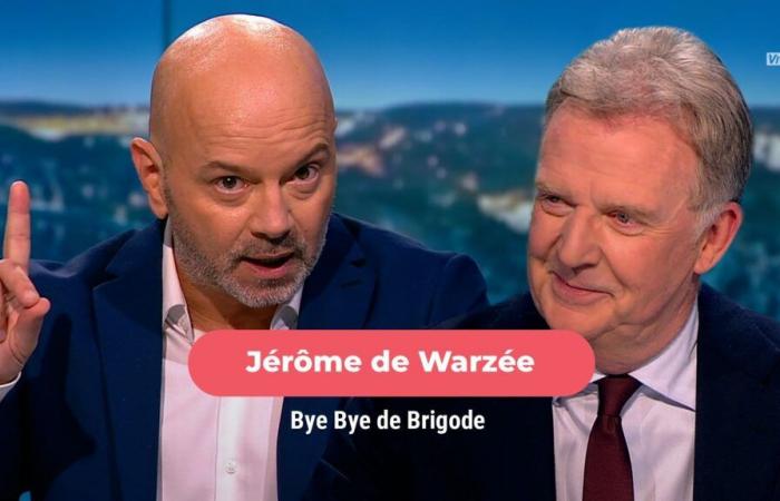 François De Brigode deja el Journal Télévisé: Jérôme de Warzée le rinde homenaje