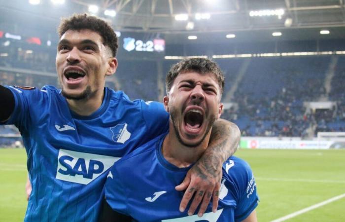 2-2 contra Lyon: Hoffenheim celebra una victoria tardía